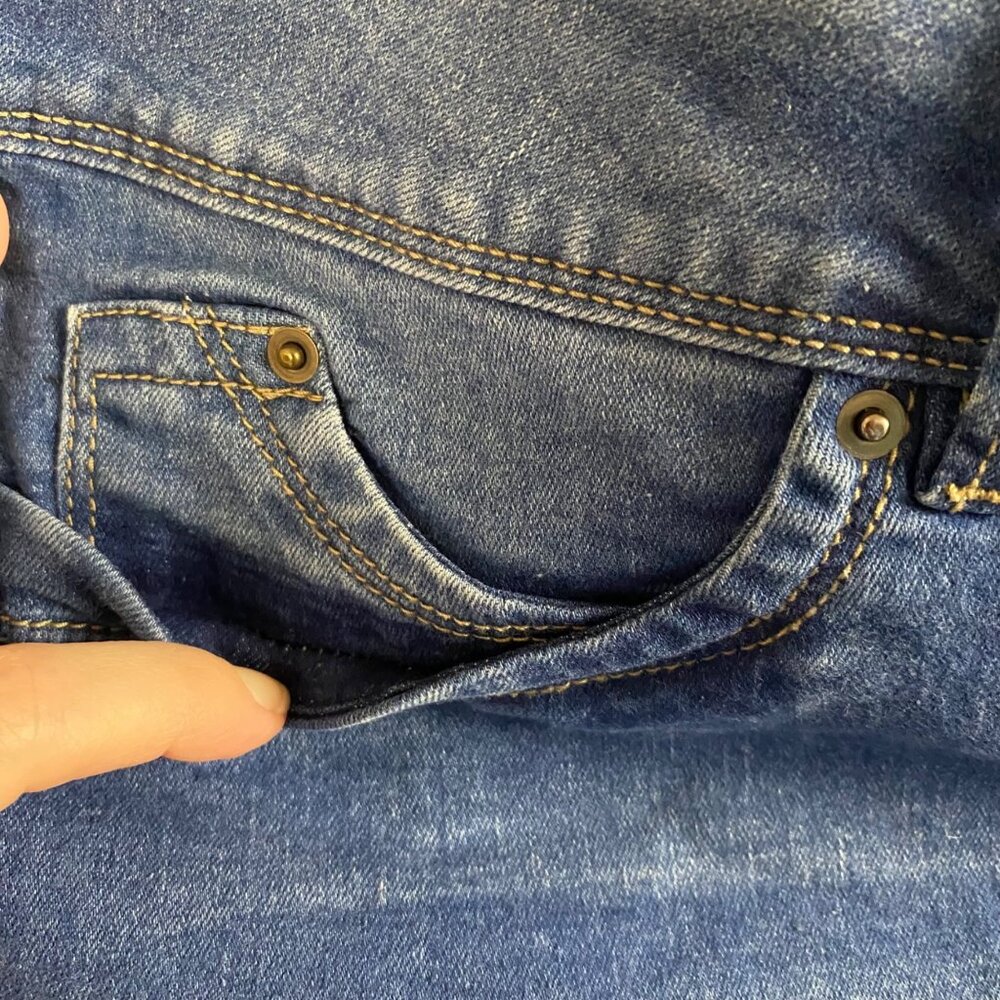 Royalty For Me Womens Plus Size 24W Blue Skinny Jeans Stretch Denim Skinny Leg - Picture 4 of 7